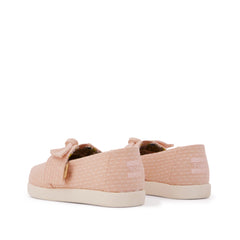 Alpargata Classic Toddler Shoe Bloom Chambray Dot with Bow