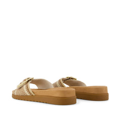 Womens Marin Slide Sandal Almond Crochet