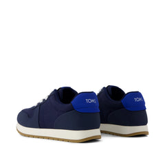 TRVL LITE Retro Runner Kids Sneaker Water Repellent Multi Navy Vintage Twill