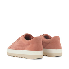 Womens Rea Lace-Up Platform Sneaker Bloom Mesh and Suede