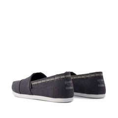 Womens Alpargata Classic Forged Iron Vintage Slub