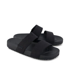 Mens Nico Sandal Black Canvas