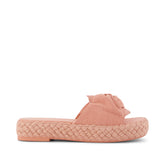 Womens Abby Slide Flatform Espadrille Sandal Bloom Heritage Canvas