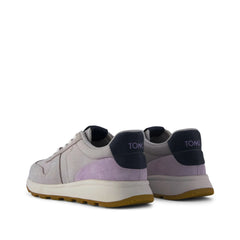 Womens TRVL LITE Retro Runner Sneaker Water Repellent Lunar Grey Suede