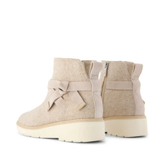 Womens Marlow Boot Water Repellent Natural Shimmer Twill