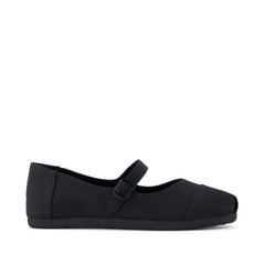 Womens Alpargata Mary Jane Black Canvas