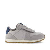 TRVL LITE Retro Runner Toddler Sneaker Water Repellent Grey Vintage Twill