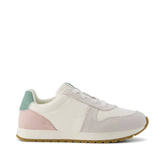 TRVL LITE Retro Runner Kids Sneaker Water Repellent Multi Egret Vintage Twill