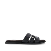 Womens Sol Slide Sandal Black Leather