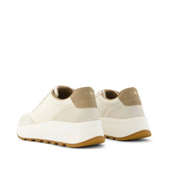 Womens TRVL Lite Wedge Sneaker Water Repellent Light Sand Vintage Twill