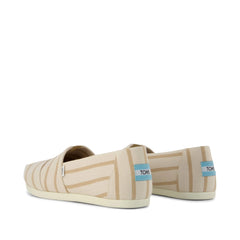 Womens Alpargata Classic Natural Riviera Stripe