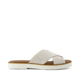 Mae Crossover Slide Sandal Natural Yarn Dye