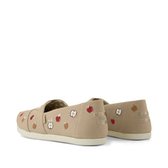 Womens Alpargata Classic Apple Embroidery