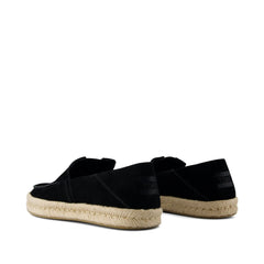 Alonso Rope Loafer Black Suede