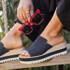 Diana Mule Black Sandal