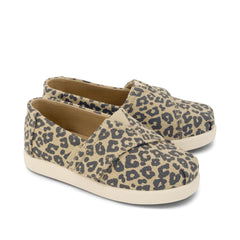 Alpargata Classic Toddler Shoe Natural Leopard Print