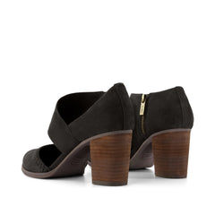 Womens Milan Nova Heel Chocolate Brown Kid Suede