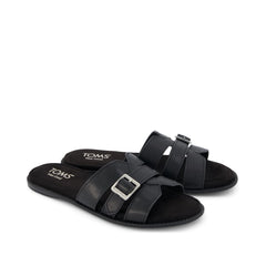 Womens Sol Slide Sandal Black Leather
