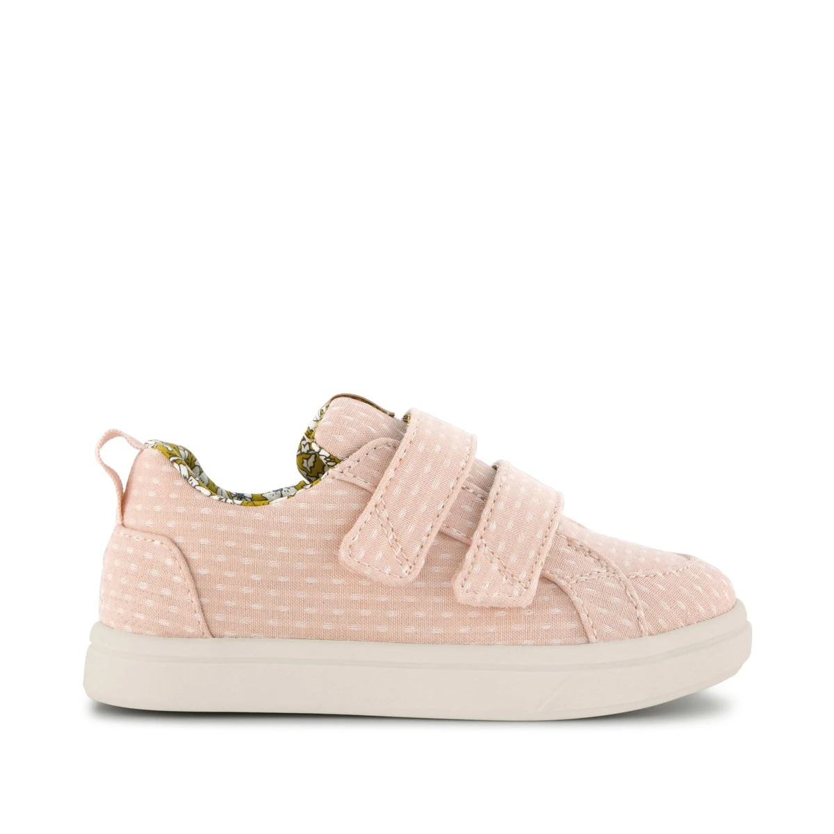 Cruz Double Strap Toddler Sneaker Bloom Chambray Dot