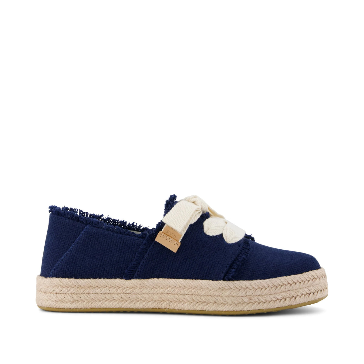 Womens Carolina Lace-Up Espadrille Navy Fray