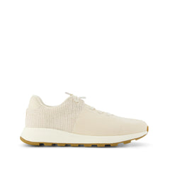 Womens TRVL LITE Cabrillo Sneaker Water Repellent Beige Canvas Mesh