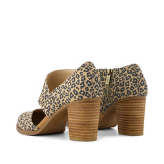 Womens Milan Nova Heel Leopard Print