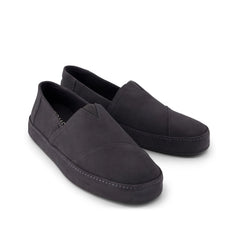 Mens Alpargata Premium Water Resistant Forged Iron Suede