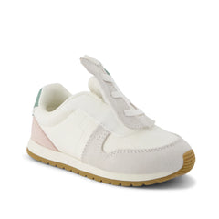 TRVL LITE Retro Runner Toddler Sneaker Water Repellent Multi Egret Vintage Twill
