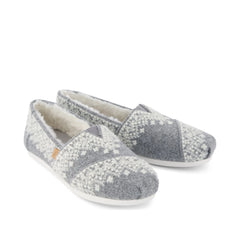 Womens Alpargata Classic Fuzzy Fair Isle