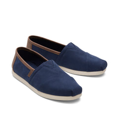 Alpargata Navy Synthetic Trim