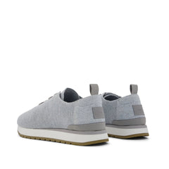 Mens Resident Plus Lace-Up Grey Knit