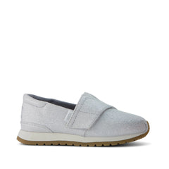 Resident Plus Toddler Sneaker Silver Metallic Twill