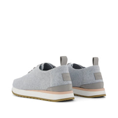 Womens Resident Plus Lace-Up Grey Knit