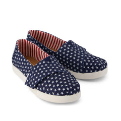 Alpargata Classic Kids Shoe Navy Stars Canvas