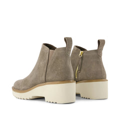 Womens Maude Wedge Boot Canteen Suede