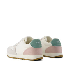 TRVL LITE Retro Runner Kids Sneaker Water Repellent Multi Egret Vintage Twill
