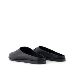 Womens Amelia Mule Black Faux Leather
