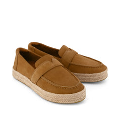 Womens Blakely Loafer Espadrille Brown Sugar Suede