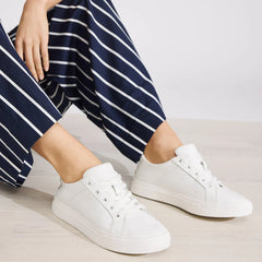 Kameron White Leather Sneaker