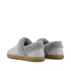 Womens Oslo Convertible Slipper Drizzle Grey Herringbone