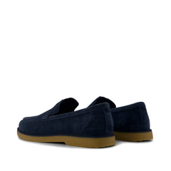 Mens Marcos Loafer Navy Suede