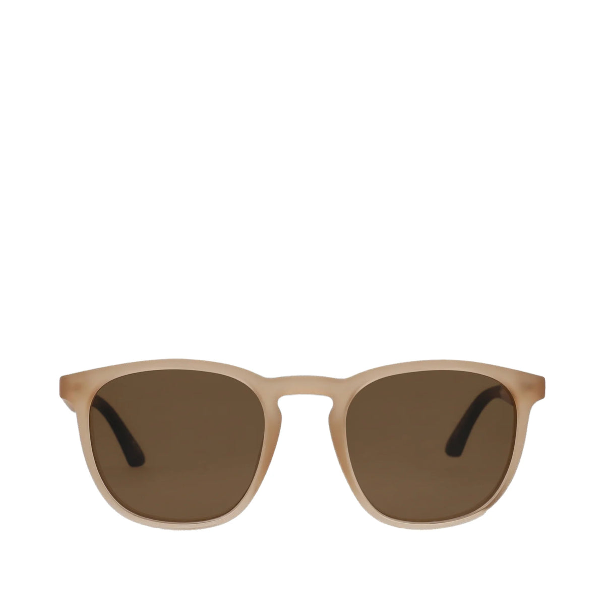 Silas Shiny Oatmilk Traveler Sunglasses