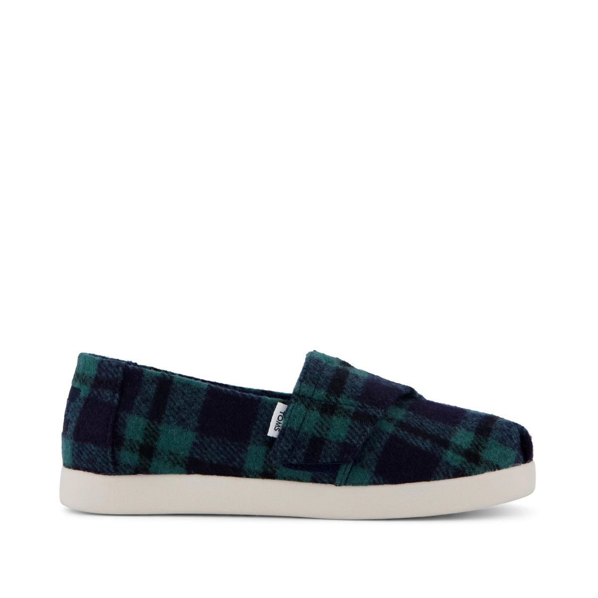 Alpargata Classic Kids Shoe Navy Plaid