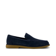 Mens Marcos Loafer Navy Suede