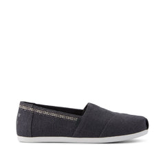 Womens Alpargata Classic Forged Iron Vintage Slub