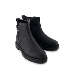 Womens Astrid Boot Water Repellent Black Faux Leather