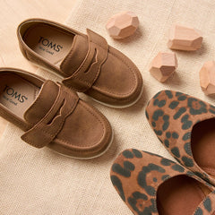 Oliver Toddler Loafer Toffee Microsuede
