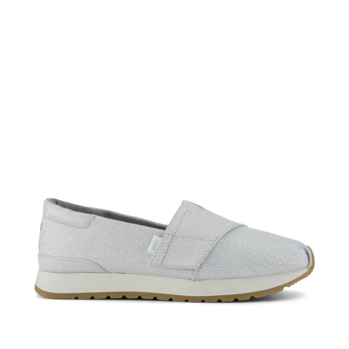 Resident Plus Kids Sneaker Silver Metallic Twill