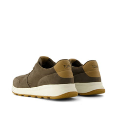 TRVL Lite Retro Runner Olive Water Repellent Sneaker