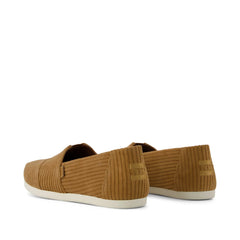 Womens Alpargata Classic Tan Cordurory